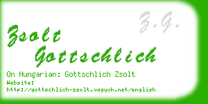 zsolt gottschlich business card